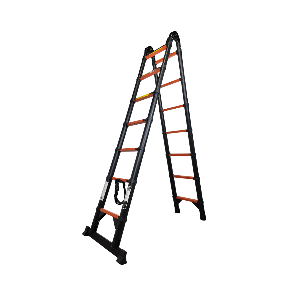 Packtech Karbon �elik �ift Y�nl� Teleskopik Merdiven